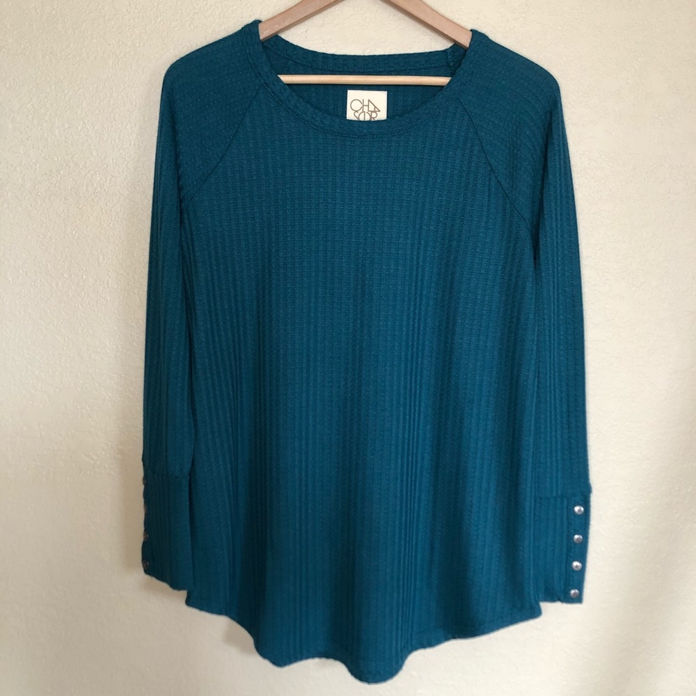 Chaser Long Sleeve Thermal Top Large NWOT